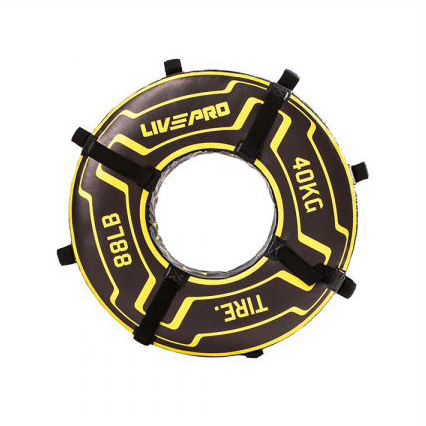 Функциональная шина LIVEPRO Tire 40 кг, черный/желтый