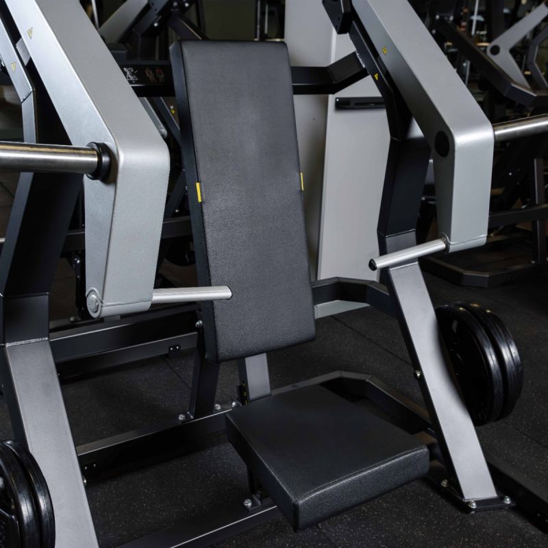 Тренажер Наклонный жим от груди, рычаги серые DHZ D915