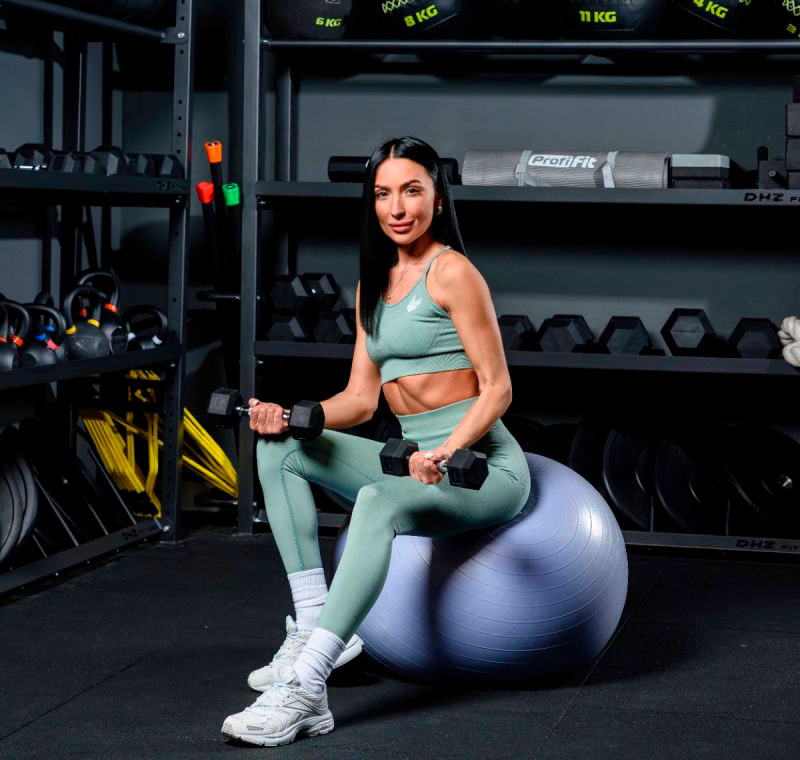 Гимнастический мяч PROFI-FIT, диаметр 65 см, антивзрыв ЗС-949