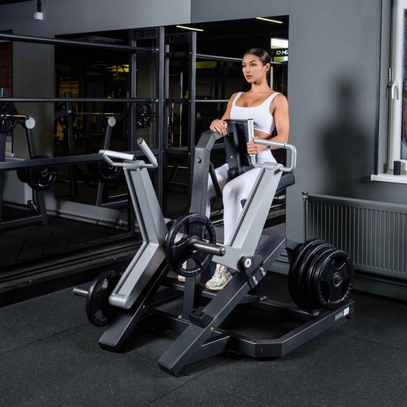 Тренажер Наклонная тяга, рычаги серые DHZ D930