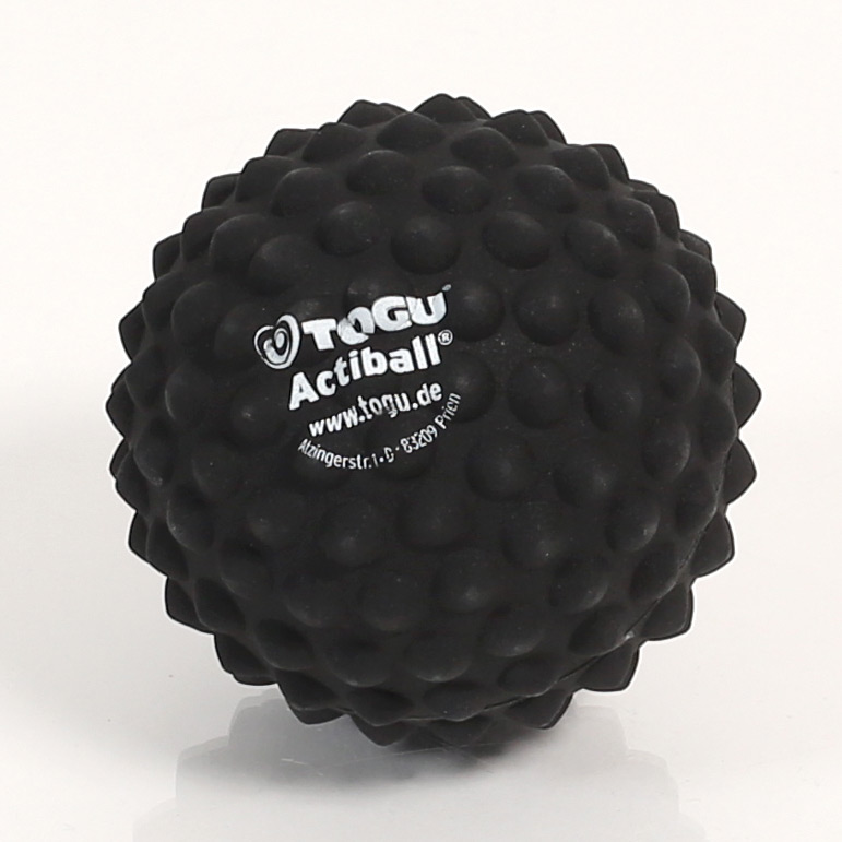 Массажный мяч TOGU Actiball, диаметр 9 см 9 см, черный