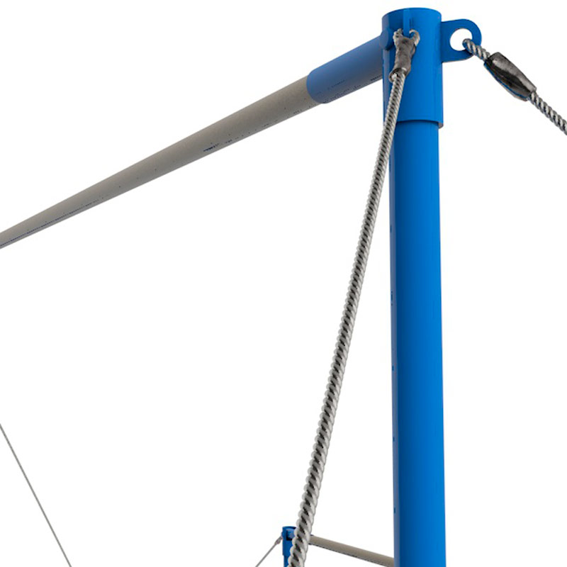 Брусья гимнастические женские  разновысокие на растяжках ГТ-67