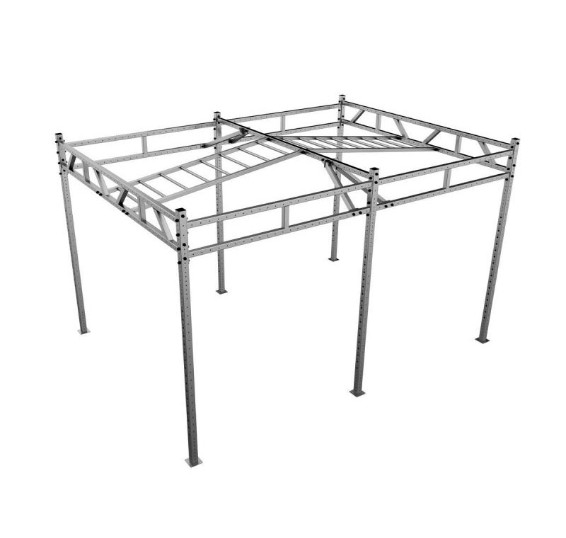 Многофункциональная рама для подвеса боксерских мешков 3760 х 5160 мм ЗС-689