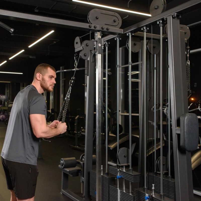 Тренажер Мультикроссовер 8-позиционный, стек 8 х 100 кг Mini Apple ZS-1353