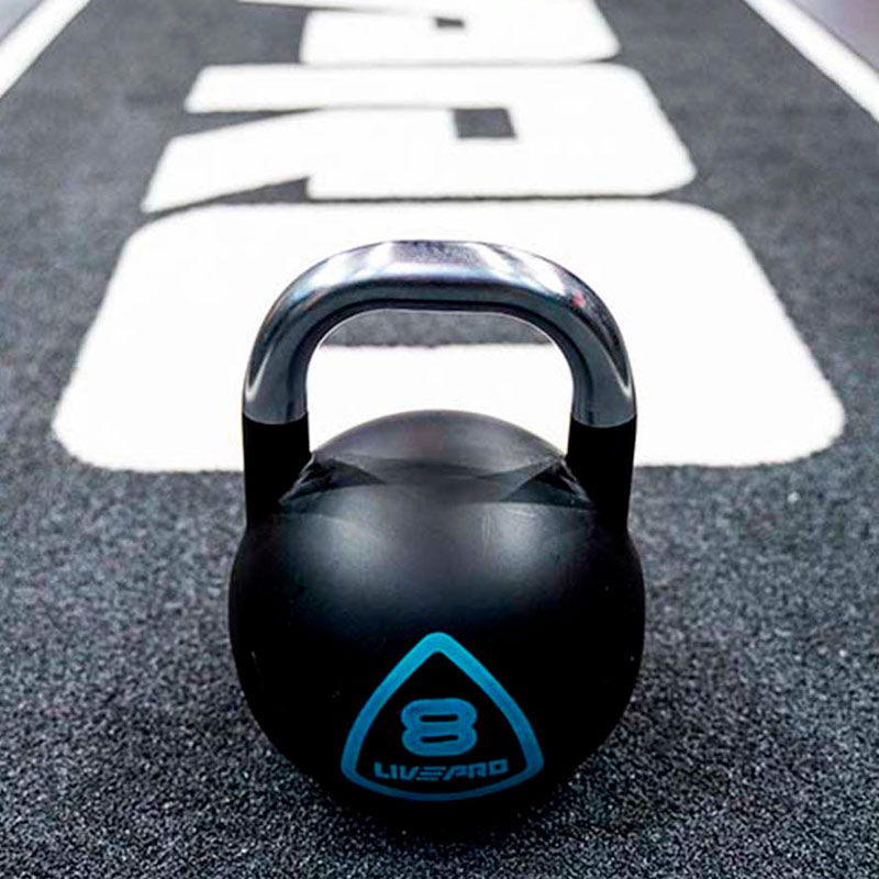 Соревновательная гиря LIVEPRO Steel Competition Kettlebell 28 кг, черный