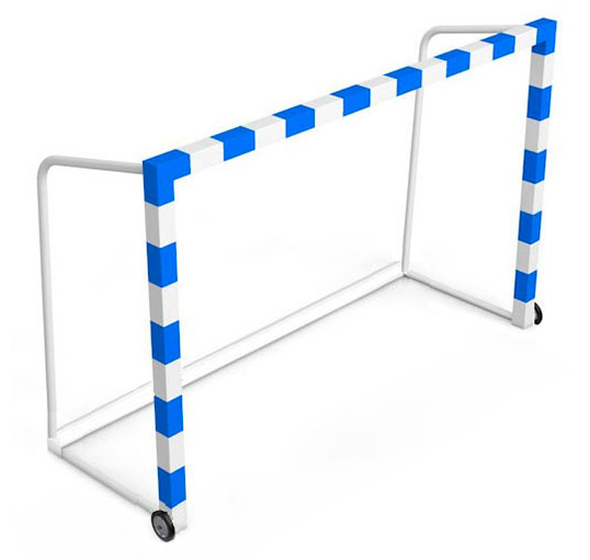 Ворота минифутбольные передвижные с противовесом ГТ-403