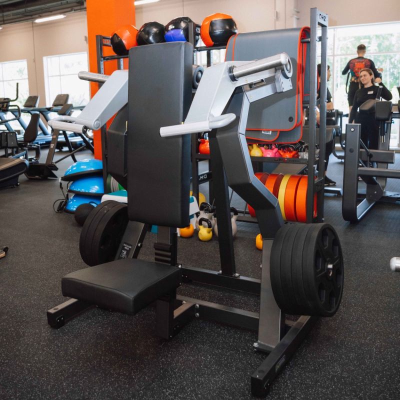 Тренажер Жим от плеч, рычаги серые DHZ D935