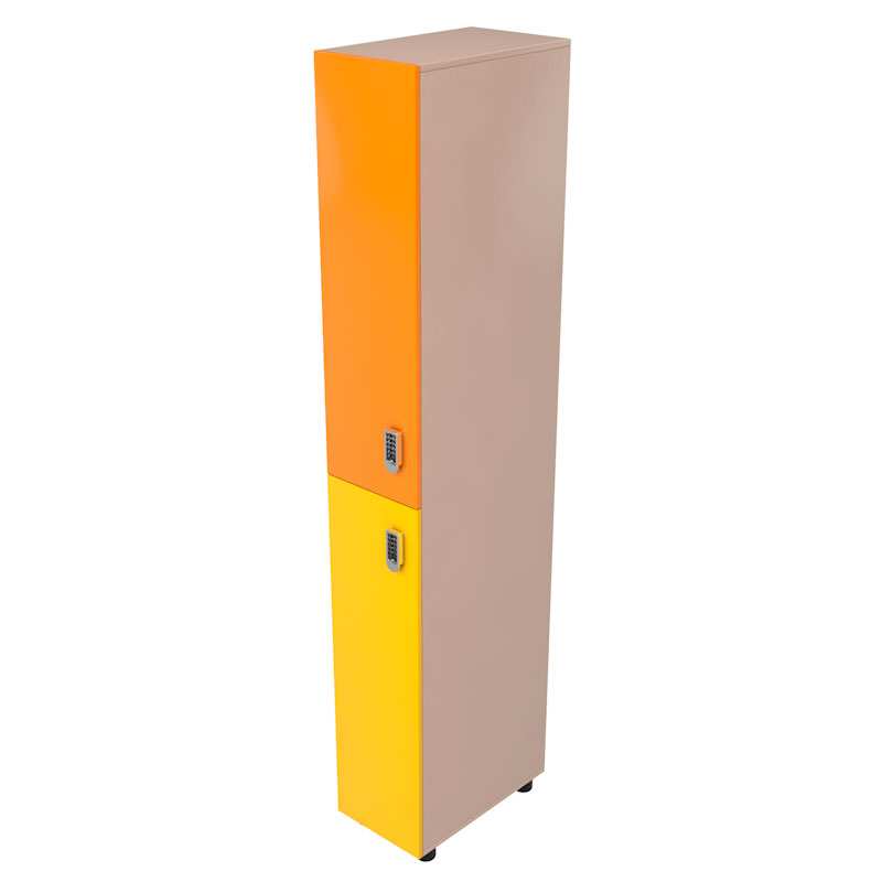 Шкаф для раздевалки двухдверный HPL 200х50х30 (см) Glav