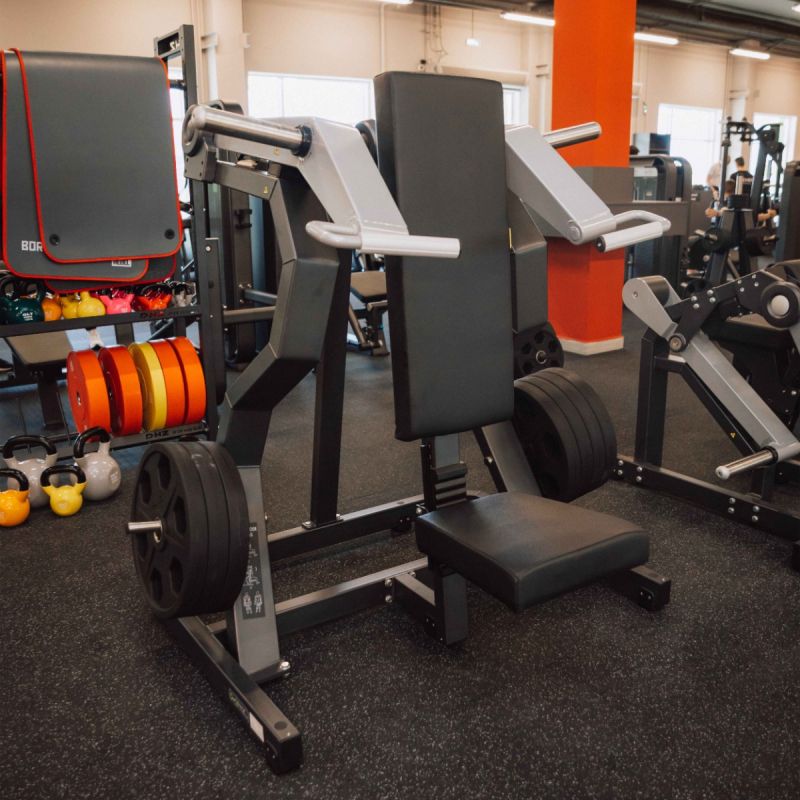 Тренажер Жим от плеч, рычаги серые DHZ D935