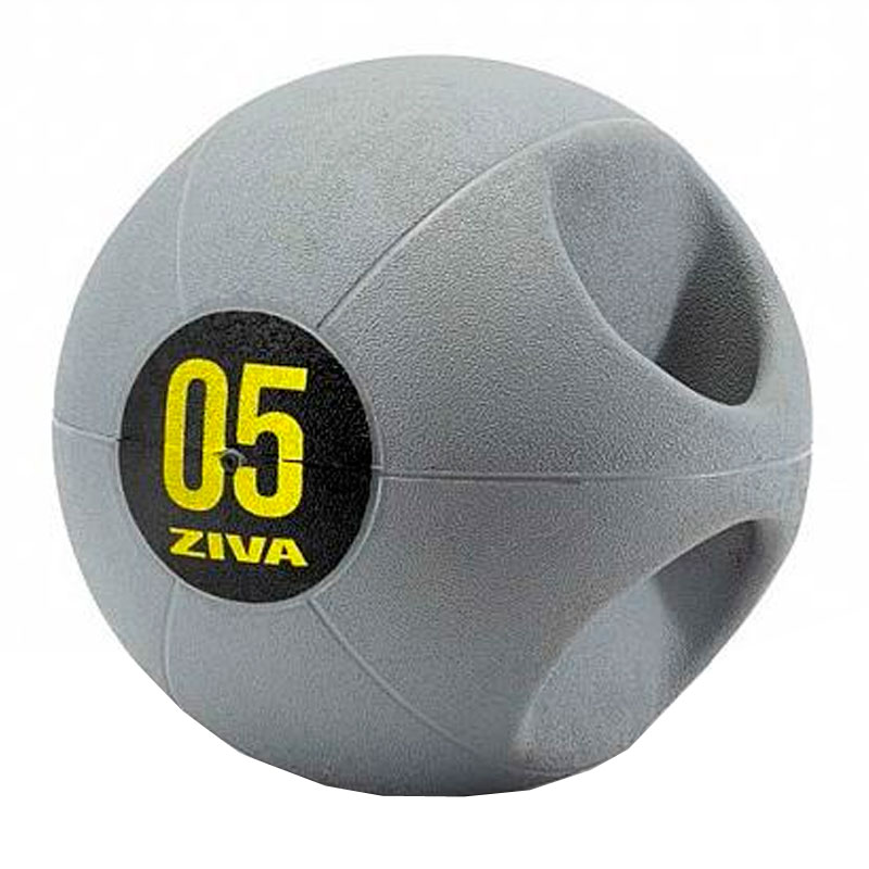 Набивной мяч 8 кг с ручками, Medball ZIVA