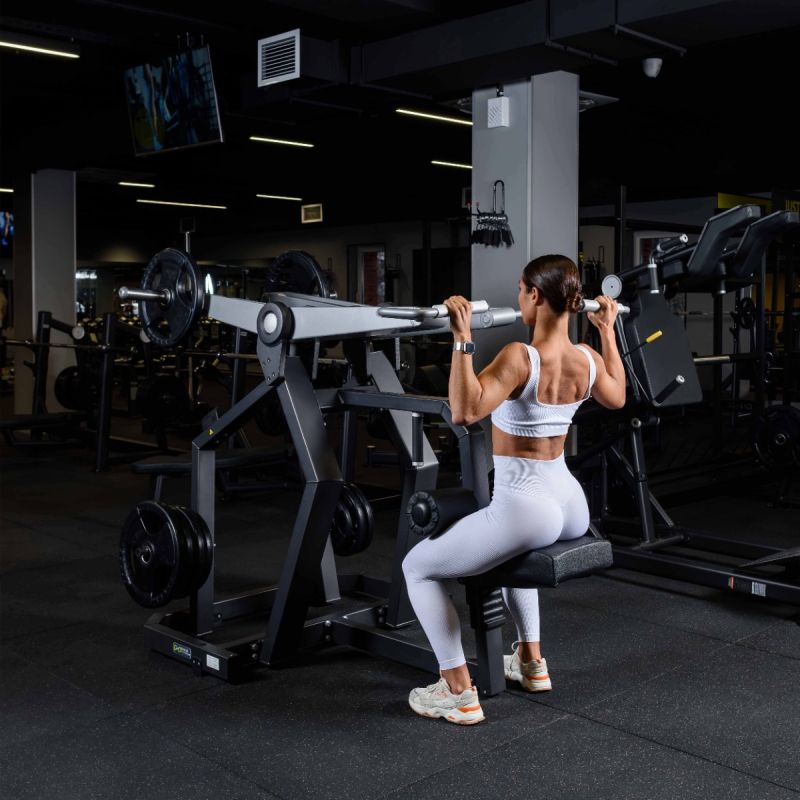 Тренажер Вертикальная тяга, рычаги серые DHZ D920