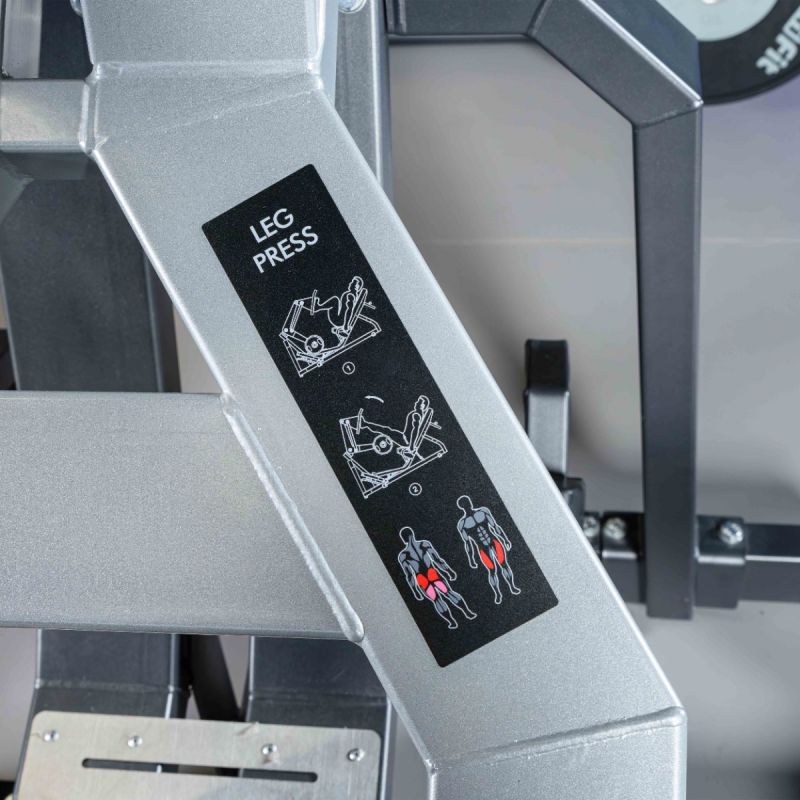 Тренажер Жим ногами, рычаги серые DHZ D950