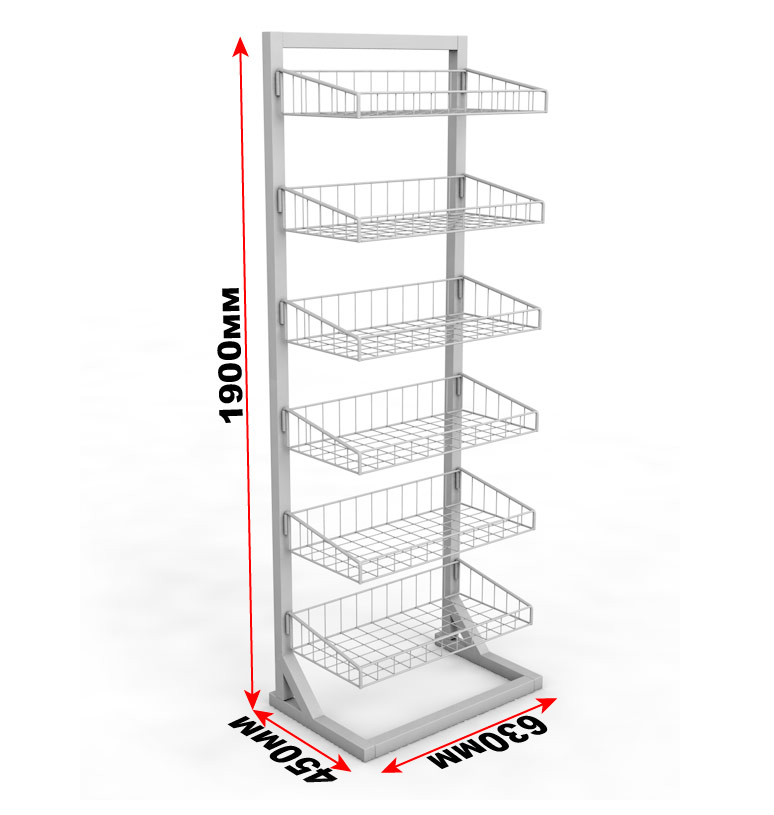 Стеллаж для хранения спортивного инвентаря ГТ-615