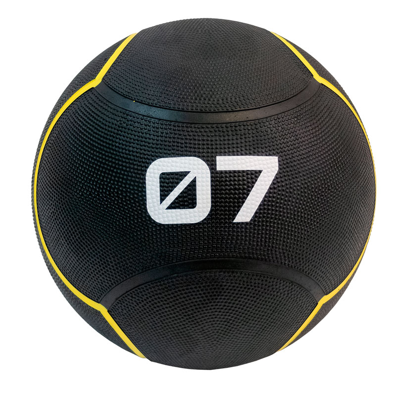 Набивной мяч 7 кг для кросс-тренинга черный Original FitTools