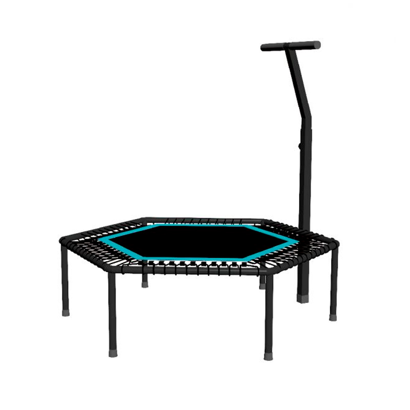 Батут с ручкой LIVEPRO Trampoline with Handle диаметр 105 см, черный/синий