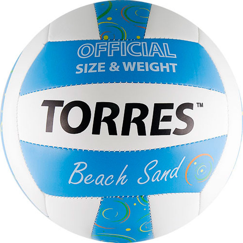 Мяч волейбольный пляжный TORRES Beach Sand Blue/Pink