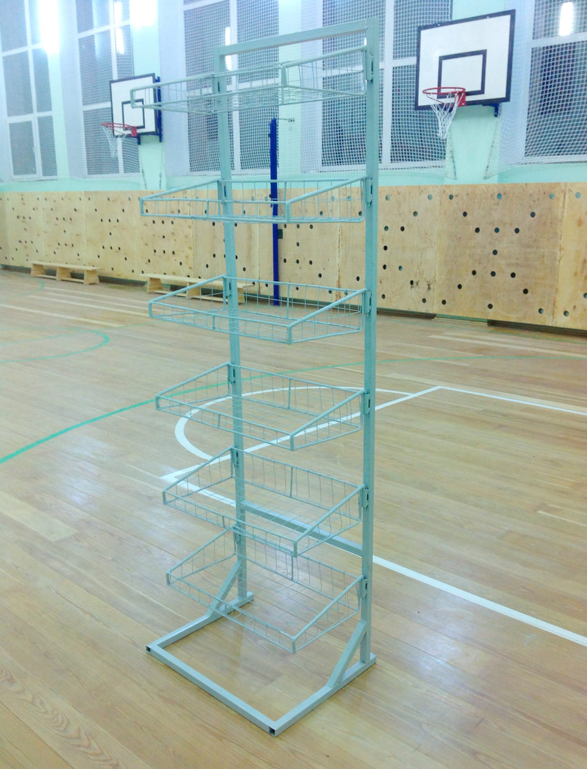 Стеллаж для хранения спортивного инвентаря ГТ-615