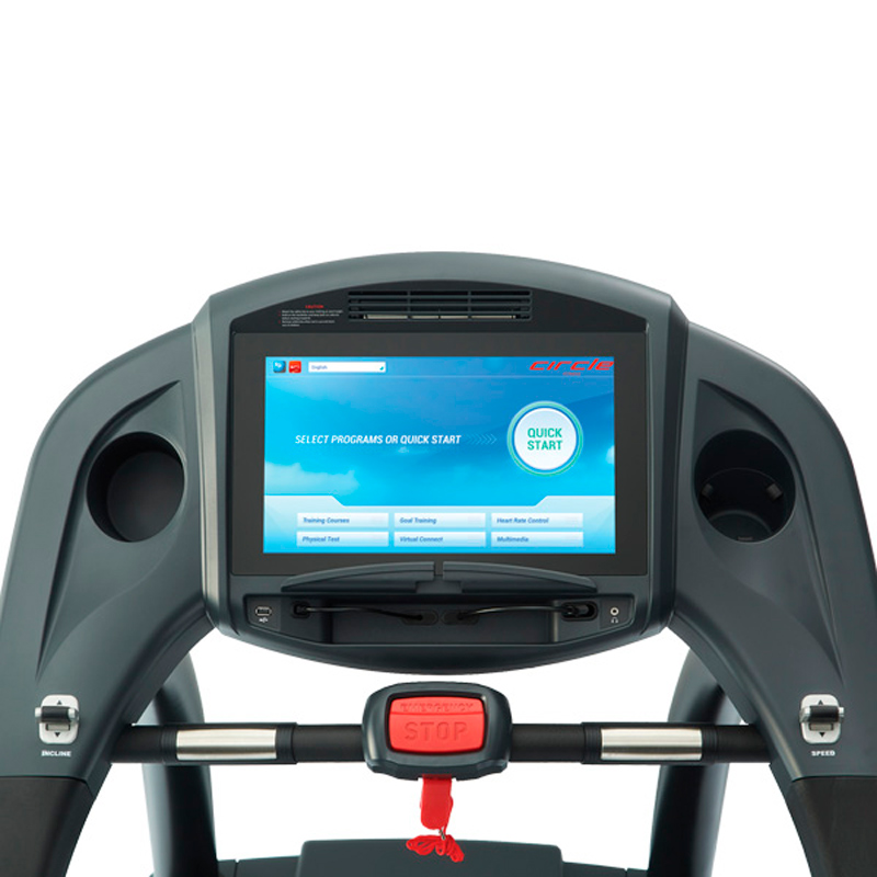 Беговая дорожка CIRCLE FITNESS M7L E Plus черный, консоль 2.0