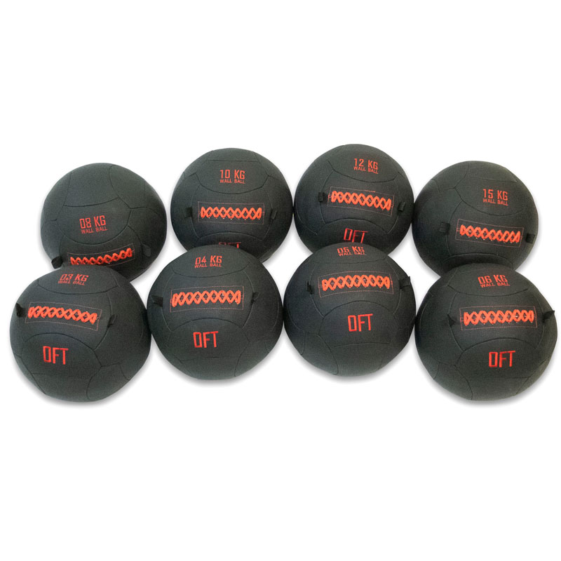 Набор медицинских мячей (медболов) от 3 до 15 кг 8 шт Deluxe Original FitTools