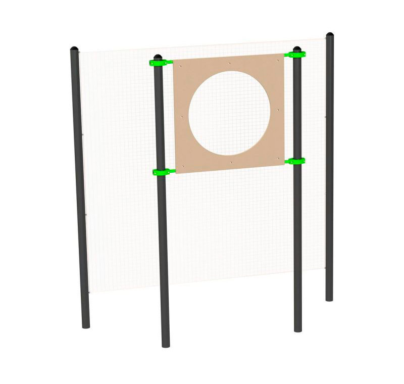 Мишень на стойках круглая (для метания теннисного мяча в цель) D90 см GTO ЗС-632