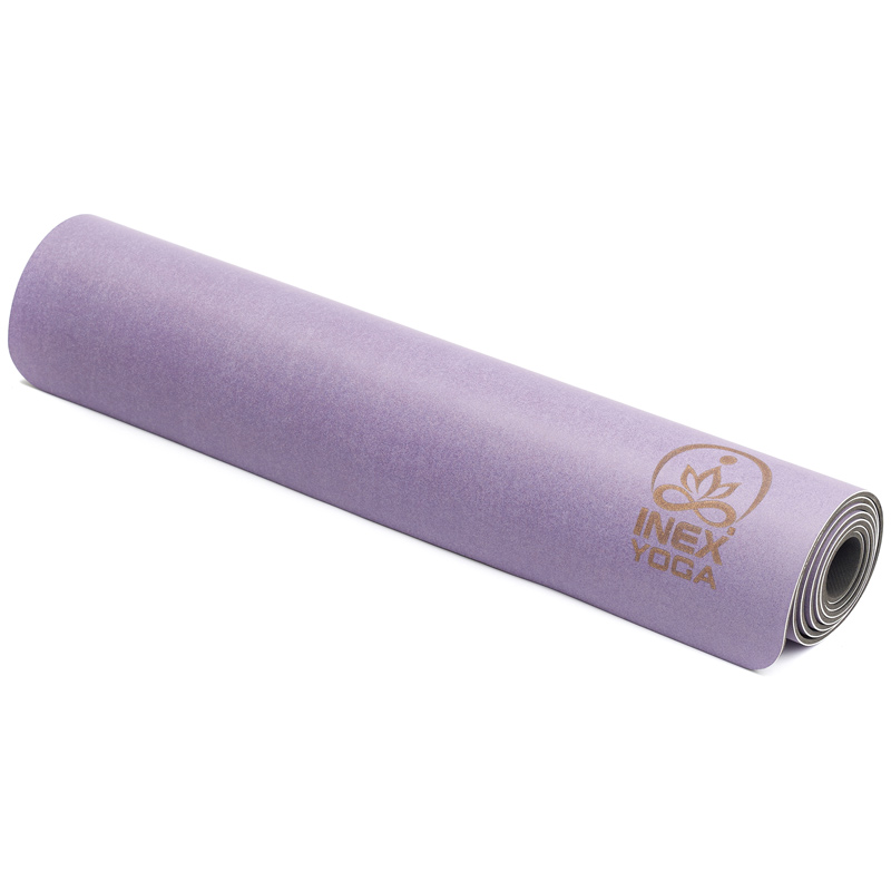 Коврик для йоги INEX Yoga PU Mat Matte 185 x 68 x 0,4 см, матовый фиолетовый, NEW