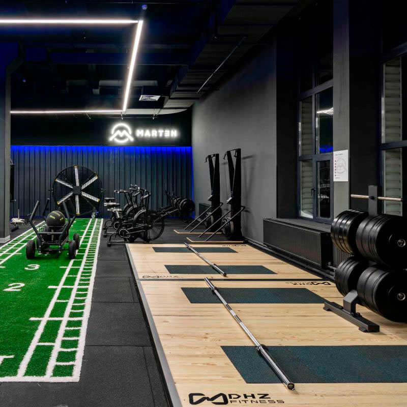 Помост для становой тяги 2500х2500х100 DHZ ЗС-737