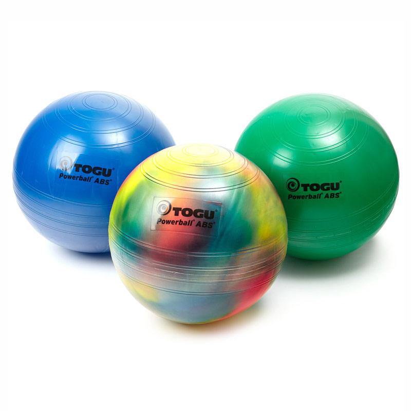 Гимнастический мяч TOGU ABS Powerball 65 см цветной