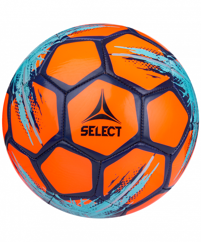 Мяч футбольный Classic №5 оранжевый/черный/красный
