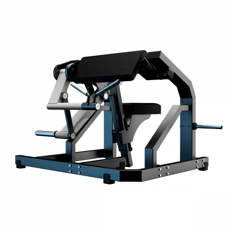 Тренажер Бицепс-машина сидя, рычаги серые DHZ D970