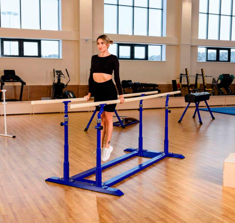 Брусья гимнастические мужские облегченные, жерди шпонированные ЗС-152