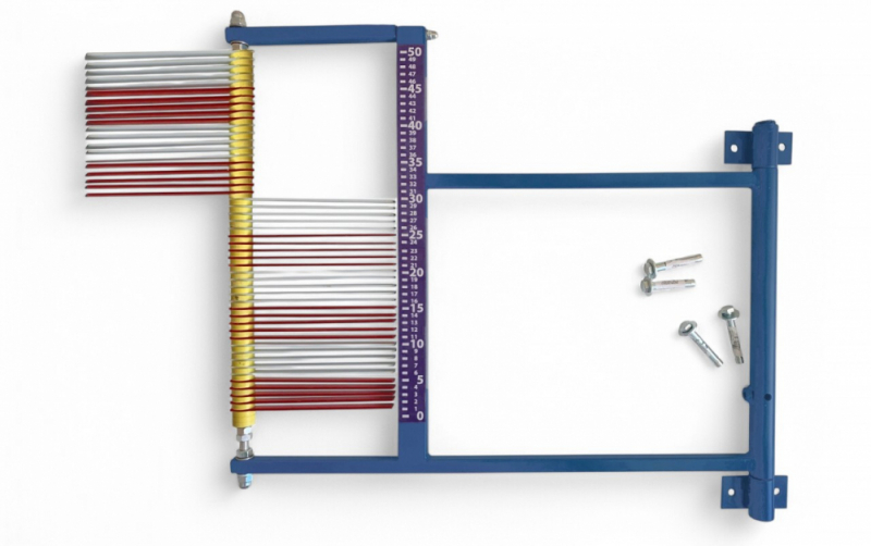 Тренажер для замера высоты прыжка в волейболе, настенный ВП19