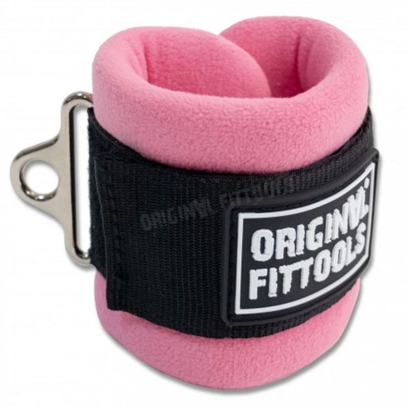 Ремень для тренировки мышц бедра и ягодиц регулируемый розовый (F0-кольцо) OFT