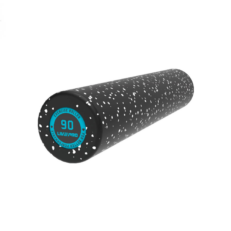 Массажный ролл LIVEPRO Foam Roller 90 x 15 см, черный