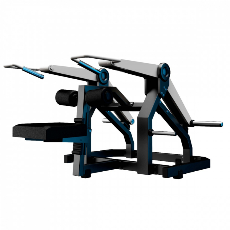 Тренажер Трицепс-машина, имитация отжиманий, рычаги серые DHZ D965