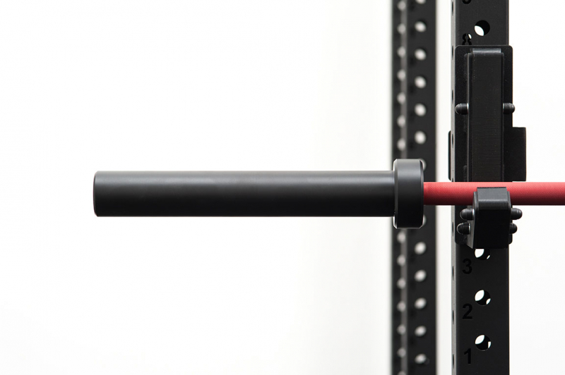 Женский тренировочный гриф для кроссфита 16 кг 2010 мм, до 200 кг (красный/черный) STECTER FOX 