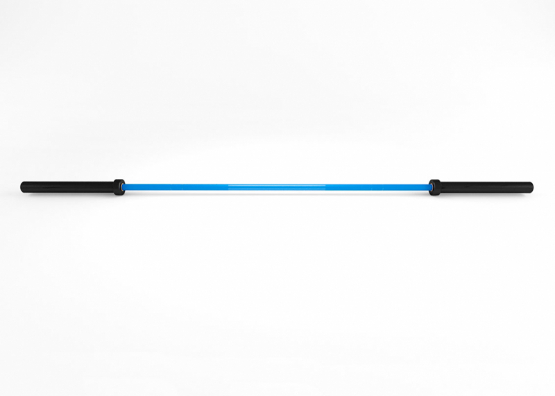 Мужской тренировочный гриф для кроссфита 20 кг 2200 мм, до 250 кг STECTER Bear Bar (синий/черный)