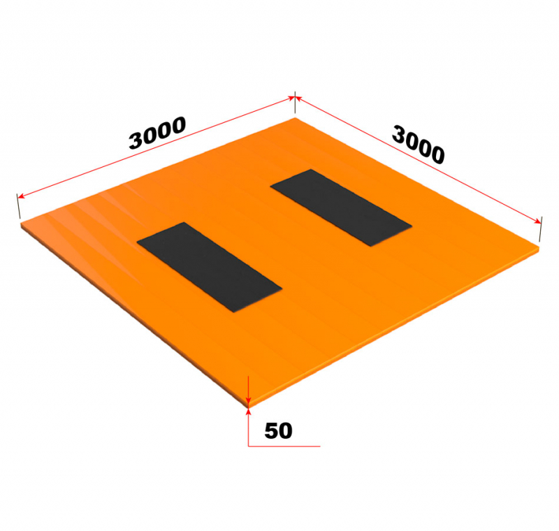 Помост для тяжелой атлетики, 3х3х0,05м ГТ-602