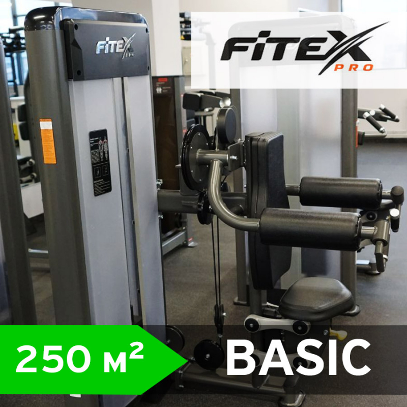 Оборудование для тренажерного зала 250 кв.м. FITEX PRO BASIC