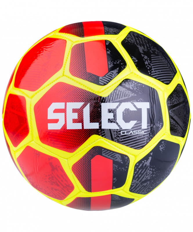 Мяч футбольный Classic 815316, №5, красный/черный/желтый