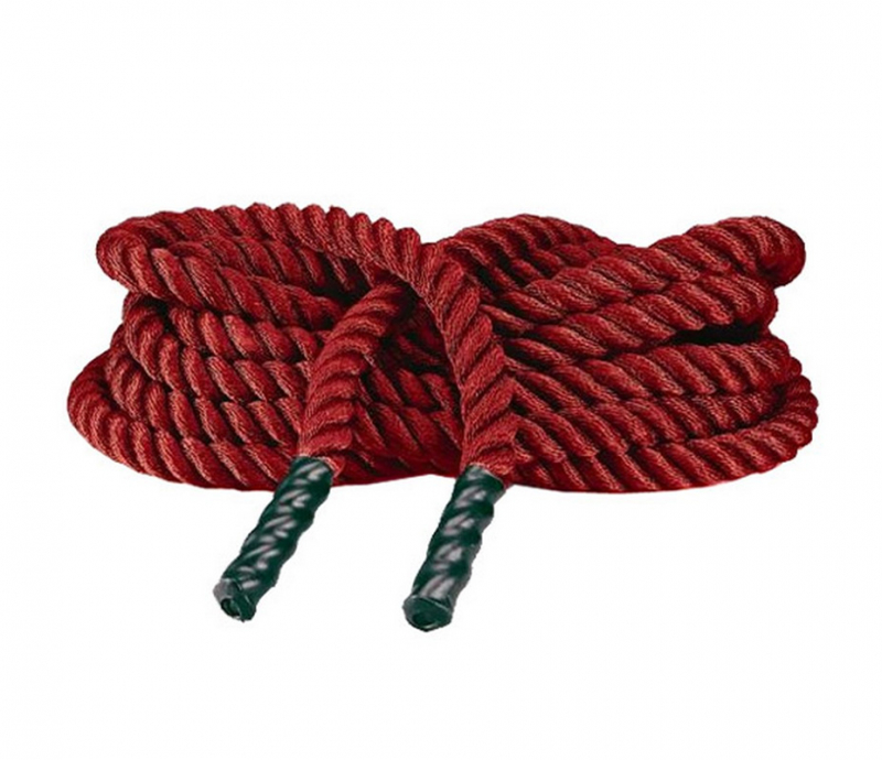 Тренировочный канат PERFORM BETTER Training Ropes 12m 10 кг, диаметр 3,81 см, красный