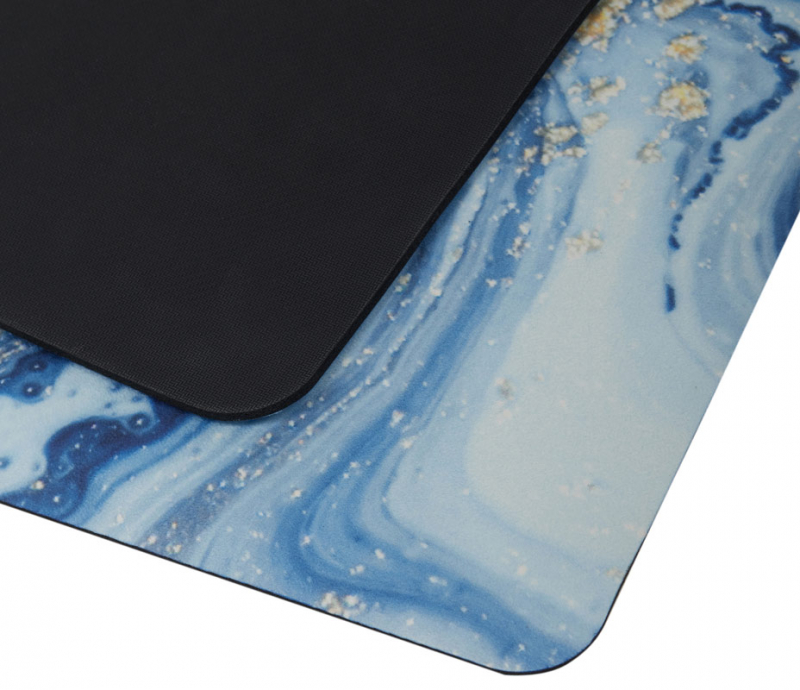 Коврик для йоги INEX Suede Yoga Mat искусственная замша 183 x 61 x 0,3 см, небо с позолотой