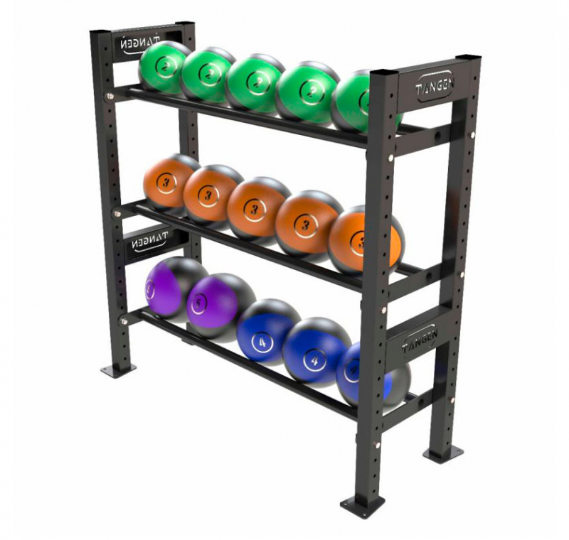 Стеллаж модульный для хранения мячей 1250×480×1210 мм ЗС-82