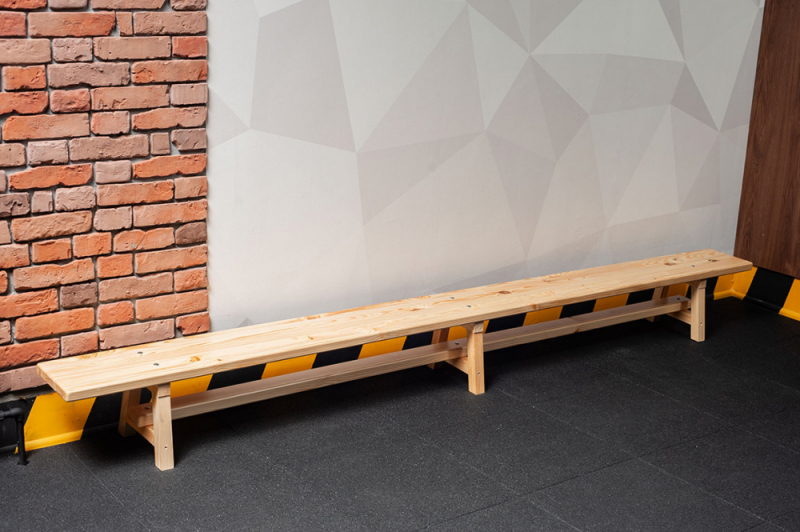  Скамья гимнастическая с деревянными ножками 3,5 м Stecter