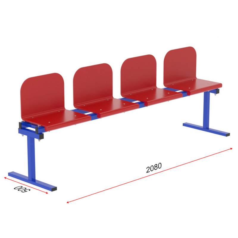 Трибуна однорядная на 4 места ГТ-679
