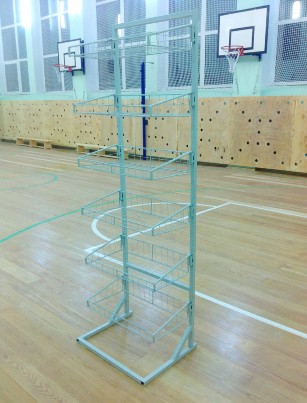 Стеллаж для хранения спортивного инвентаря ГТ-615