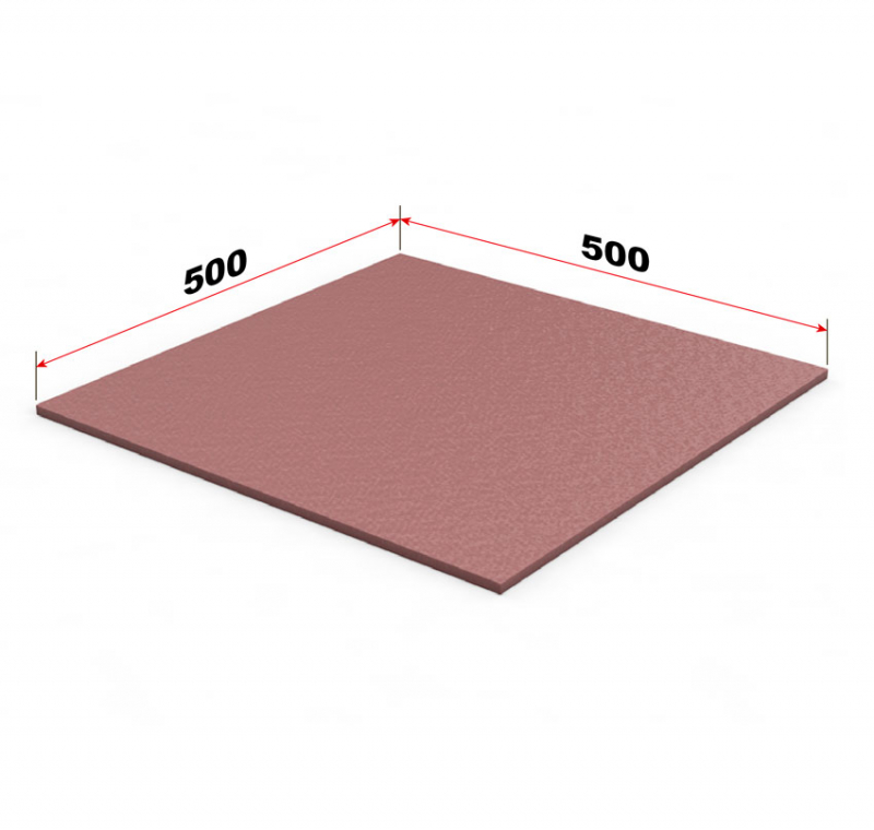 Резиновая плитка квадрат, толщина 15 мм ГТ-05